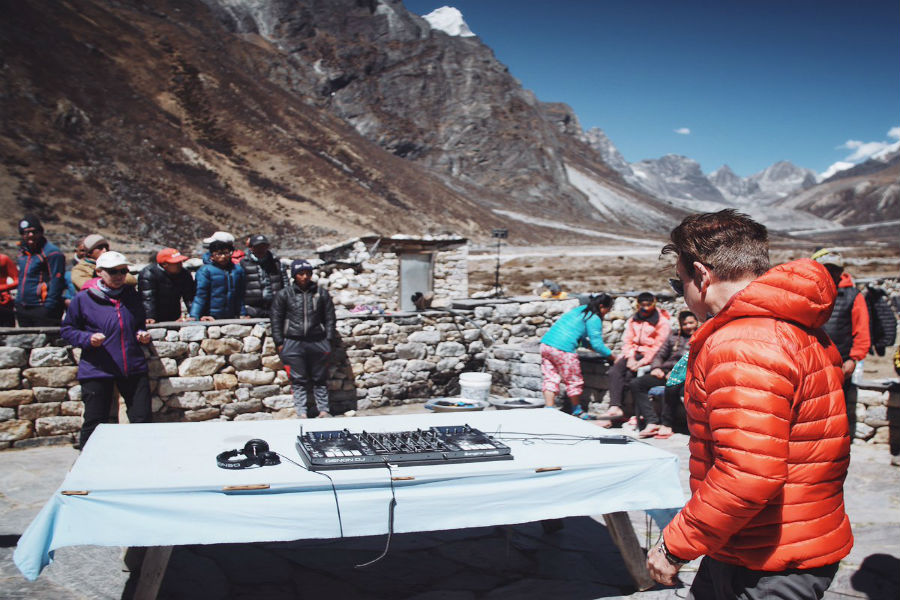 Watch Paul Oakenfold Playing At Everest Base Camp (Video)